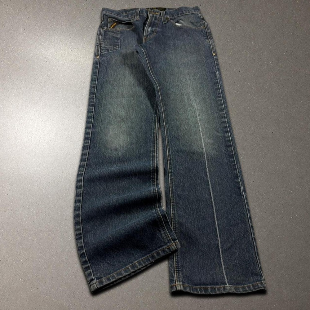 Ariat M5 Straight Leg Jeans Mens 30x30.5 Blue Cowboy Western Workwear